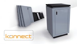 Konnect Counter with parts lined up in background