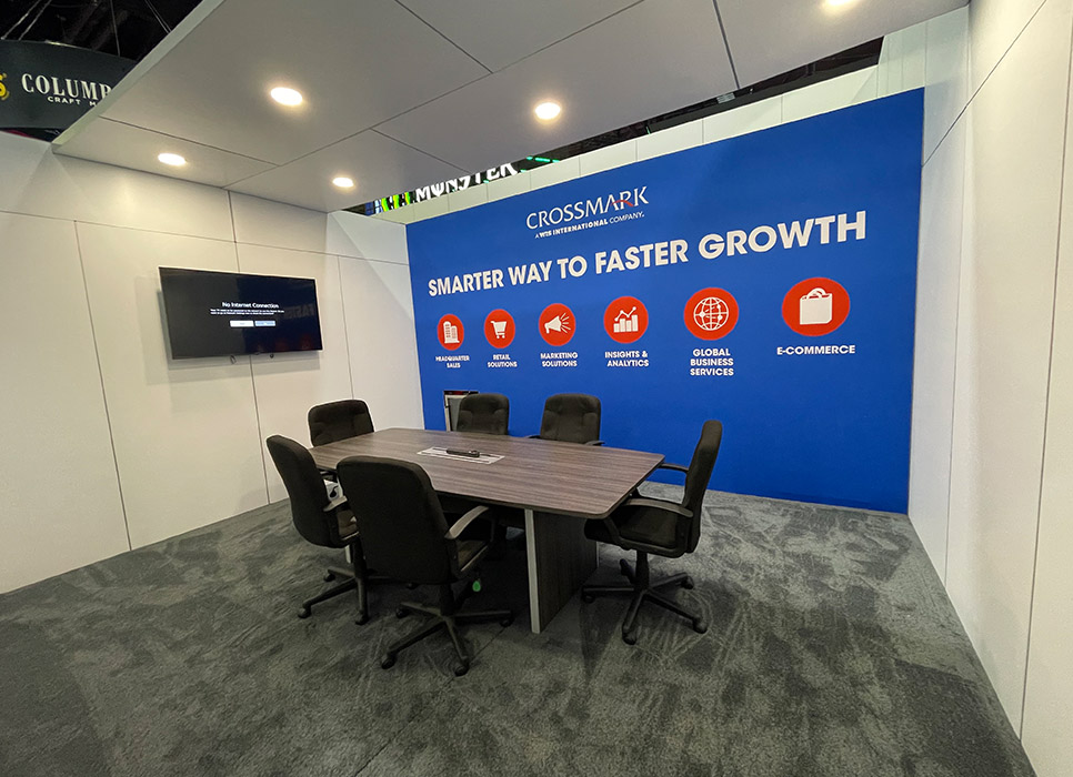 Crossmark trade show exhibit