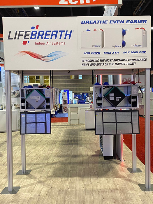 Zehnder trade show booth
