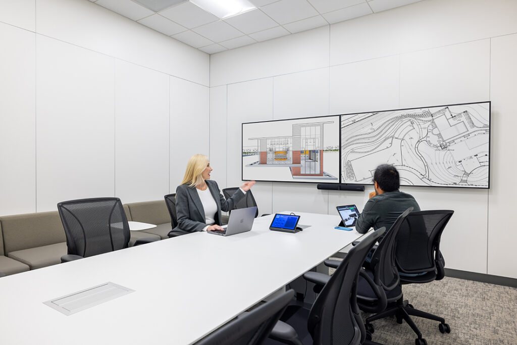 architectural wall system, office interiors, workspaces