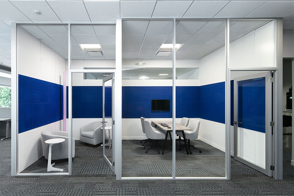 Agam headquarters, Elkridge, Unity Wall, Unity Pod, Architectural walls, Architectural Wall Systems, Modular Walls, Powder Coat, Powder coated, extrusions, office interiors, office interior design, glass walls, glass panels