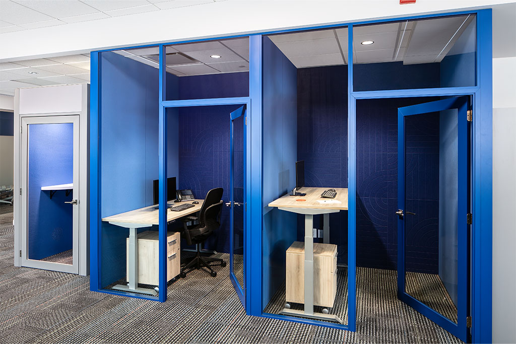 Agam headquarters, Elkridge, Unity Wall, Unity Pod, Architectural walls, Architectural Wall Systems, Modular Walls, Powder Coat, Powder coated, extrusions, office interiors, office interior design, glass walls, glass panels, privacy pods