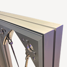 cable beam, anodized