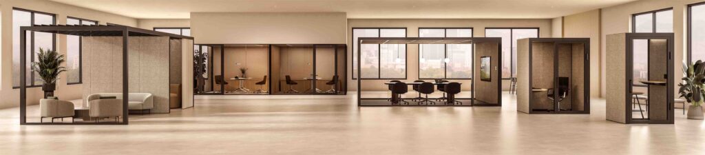 Demountable Architectural Wall System, Aris, demountable wall system, architectural wall system, modular wall system, modular office walls, glass office walls, office partition walls, commercial interior walls, demountable office walls, privacy pods, flexible office walls, reconfigurable wall systems, Aris wall system, Agam Aris