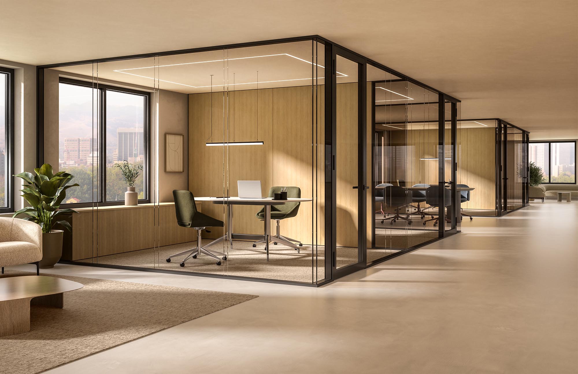 Demountable Architectural Wall System, Aris, demountable wall system, architectural wall system, modular wall system, modular office walls, glass office walls, office partition walls, commercial interior walls, demountable office walls, privacy pods, flexible office walls, reconfigurable wall systems, Aris wall system, Agam Aris