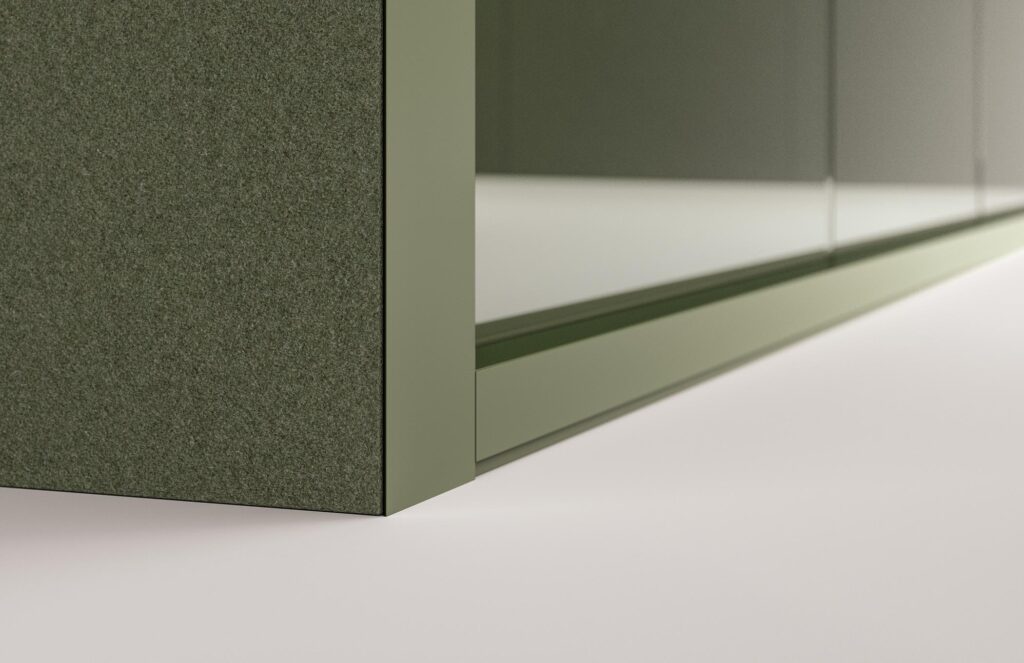 Demountable Architectural Wall System, Aris, demountable wall system, architectural wall system, modular wall system, modular office walls, glass office walls, office partition walls, commercial interior walls, demountable office walls, privacy pods, flexible office walls, reconfigurable wall systems, Aris wall system, Agam Aris