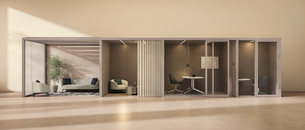 Demountable Architectural Wall System, Aris, demountable wall system, architectural wall system, modular wall system, modular office walls, glass office walls, office partition walls, commercial interior walls, demountable office walls, privacy pods, flexible office walls, reconfigurable wall systems, Aris wall system, Agam Aris