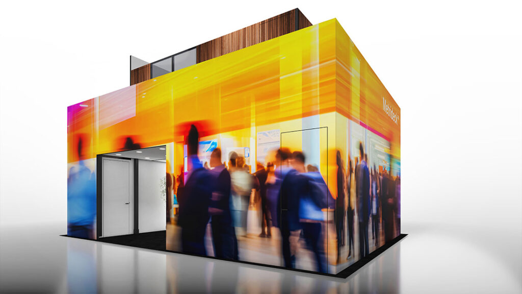 metrideck, double-deck, double deck, double-deck system, double deck tradeshow booth